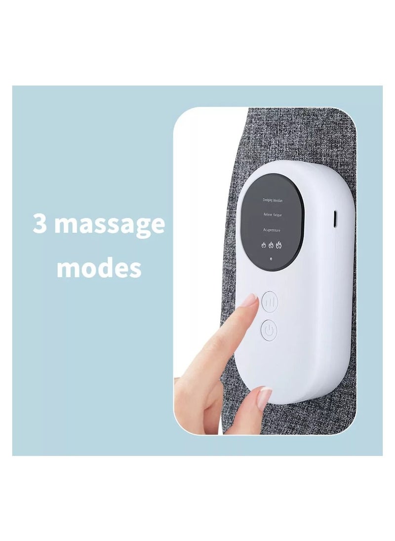 Generic - Electric Leg Massager Leg Shaping Wireless Air Compression Heating Calf Massager with 3 Modes 2 Intensities Arm Body Circulation Muscle Relaxation Varicose Veins Physiotherapy (1 pcs) - Image 1