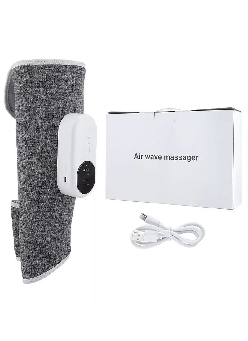 Generic - Electric Leg Massager Leg Shaping Wireless Air Compression Heating Calf Massager with 3 Modes 2 Intensities Arm Body Circulation Muscle Relaxation Varicose Veins Physiotherapy (1 pcs) - Image 1