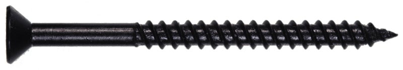 Hillman The Hillman Group 39246 8Inch x 3Inch Flat Head Phillips Twin Thread Cabinet Screw 100Pack Black