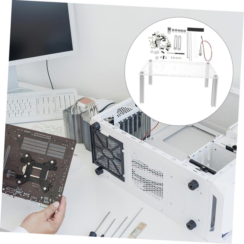 Bench Case Motherboard Chassis Bracket Sturdy Base DIY Bare Frame Computer Stand - Image 5