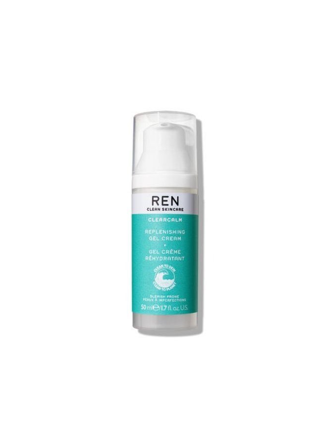 REN CLEAN SKINCARE - CLEARCALM 3 REPLENISHING GEL CREAM  50ML - Image 1