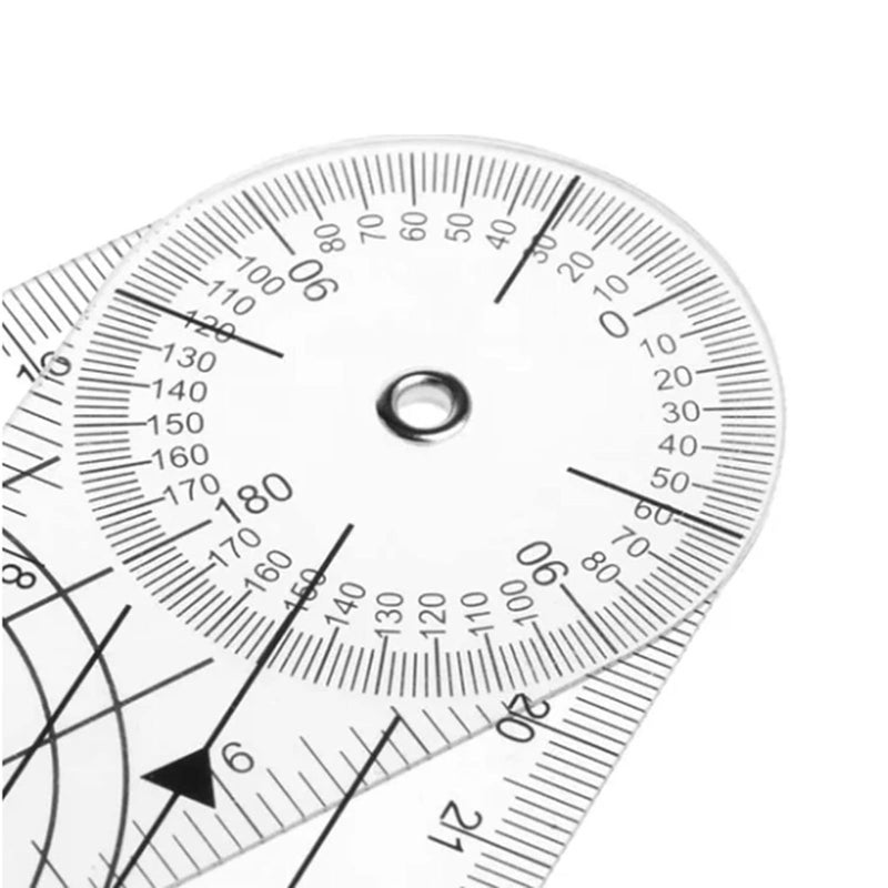 Tyenaza Multifunctional Orthopedic Ruler, Medical Goniometer Angle Ruler Human Bone Joint Measuring Tool for Knee Joints, Elbow, Shoulder - Image 4