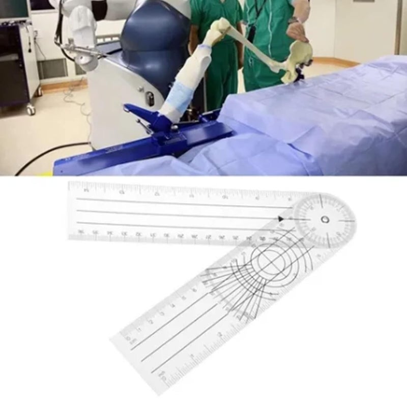Tyenaza Multifunctional Orthopedic Ruler, Medical Goniometer Angle Ruler Human Bone Joint Measuring Tool for Knee Joints, Elbow, Shoulder - Image 2