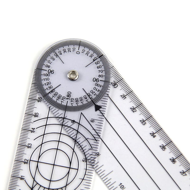 Tyenaza Multifunctional Orthopedic Ruler, Medical Goniometer Angle Ruler Human Bone Joint Measuring Tool for Knee Joints, Elbow, Shoulder - Image 3