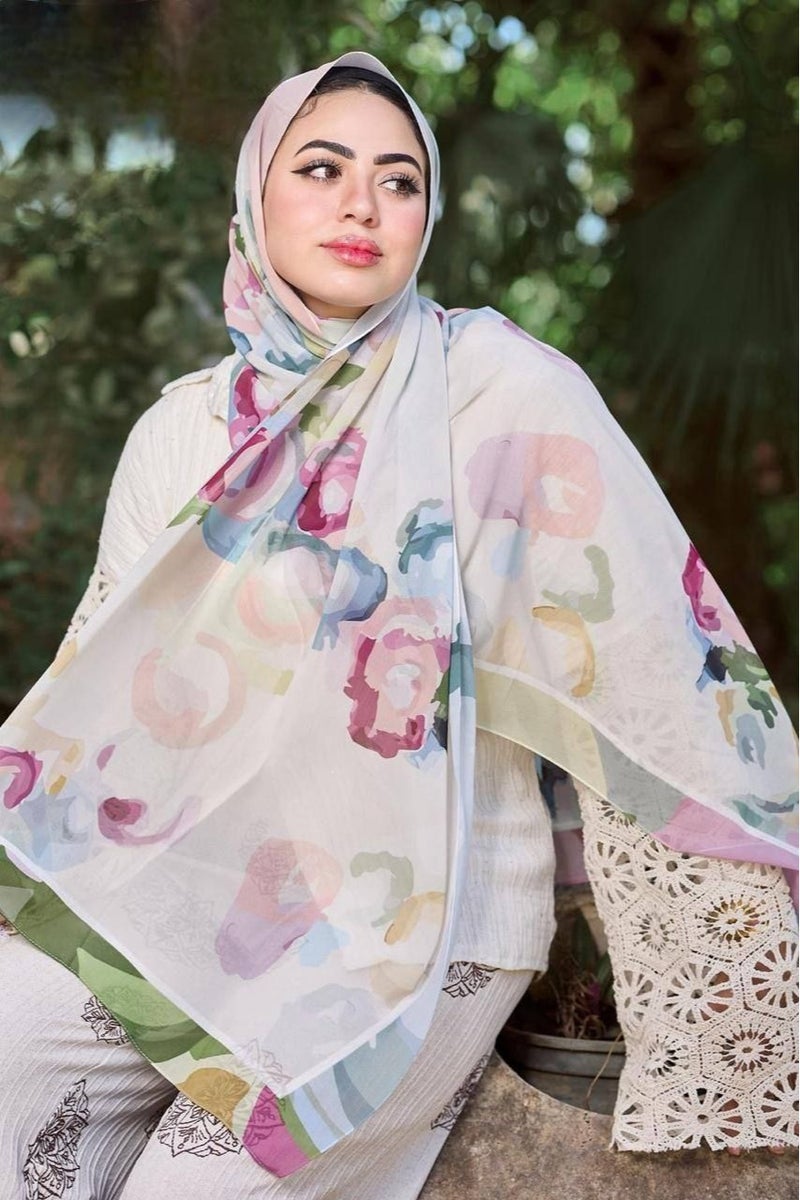 scarf chiffon for hijab 200*75 cm