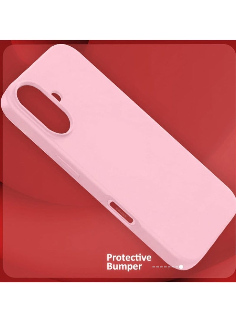 Raxoom Liquid Silicone Case for iPhone 16 - Ultra Slim Design with Soft Anti-Scratch Microfiber Lining & Drop Protection - Image 3