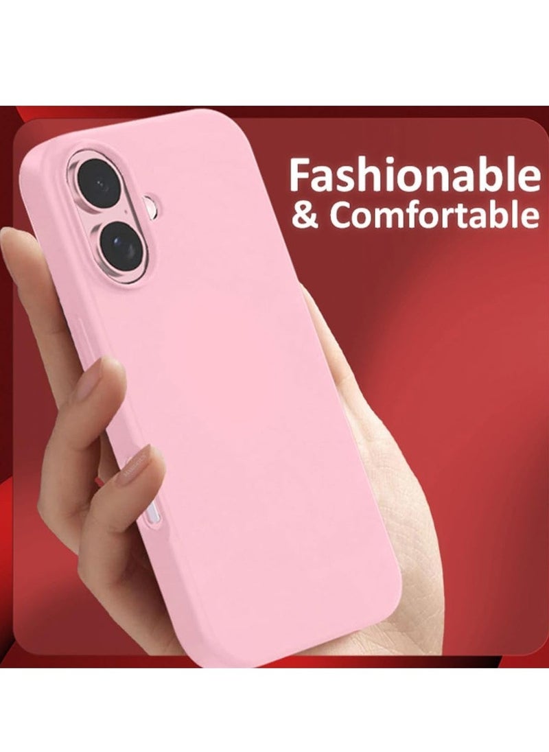 Raxoom Liquid Silicone Case for iPhone 16 - Ultra Slim Design with Soft Anti-Scratch Microfiber Lining & Drop Protection - Image 5