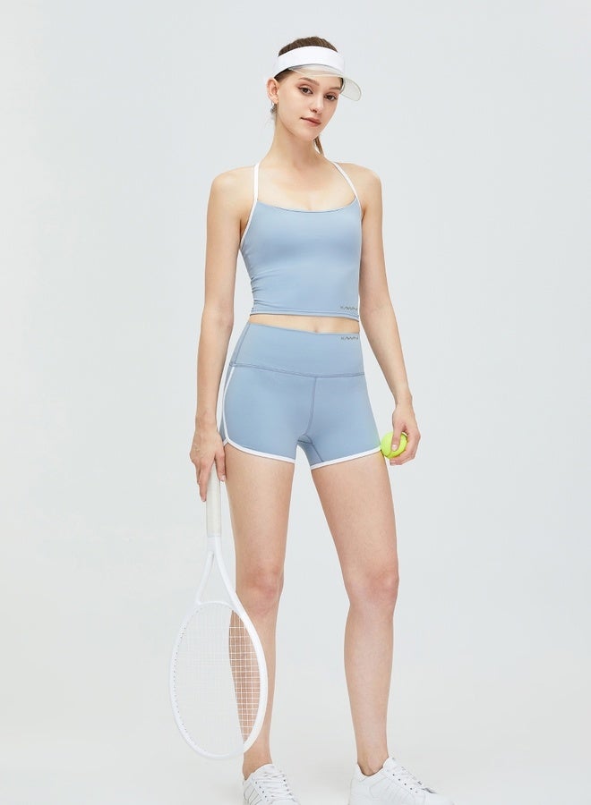 KAWN.YOGA Womens Athletic Strap Sleeves with Square Neckline  - Image 3