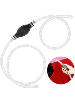 MIRFA Gasoline Siphon Hose Pump, Siphon Pump Gas Transfer Oil Water Fuel Gas Siphon Hand Pump Siphon Pump, Syphon Pumps Siphon Hose for Gasoline, Fluid Fuel Diesel Transfer Pump, Transfer Hoses  - Image 1