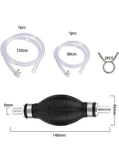 MIRFA Gasoline Siphon Hose Pump, Siphon Pump Gas Transfer Oil Water Fuel Gas Siphon Hand Pump Siphon Pump, Syphon Pumps Siphon Hose for Gasoline, Fluid Fuel Diesel Transfer Pump, Transfer Hoses  - Image 5