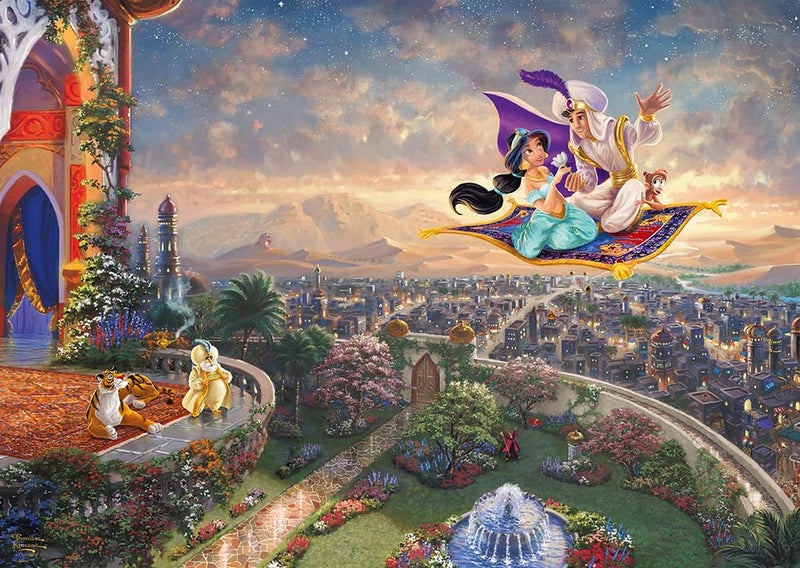 Schmidt Spiele 59950 Thomas Kinkade Disney Aladdin Jigsaw Puzzle 1000 Pieces - Image 2