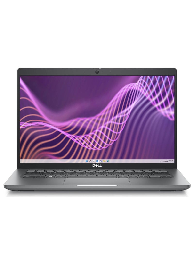 ديل لابتوب ديل لاتيتيود 5440، شاشة تعمل باللمس FHD IPS مقاس 14 بوصة، معالج إنتل كور i7-1365U، 16 جيجابايت RAM، 512 جيجابايت SSD، رسومات إنتل إيريس Xe، لوحة مفاتيح إنجليزية (المملكة المتحدة)، ويندوز 11 برو، رمادي | LAT-5440 - Image 1