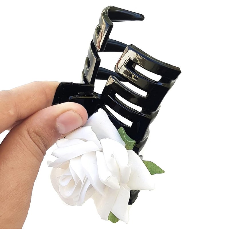 BIRDWARE Medium-Size Multi Color Imported Acrylic Material Butterfly Hair Clips For Women | Hair Clutchers - Image 3