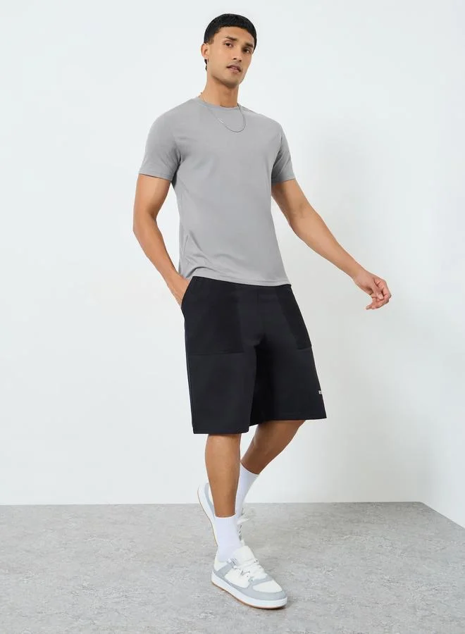 Styli Men Graphic Print Crew Neck T-Shirt