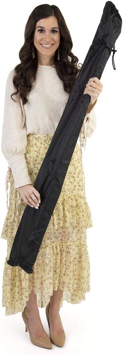 Displays2go Displays2go ThreeWay Straight Arm Garment Rack Portable Aluminum  - Image 4