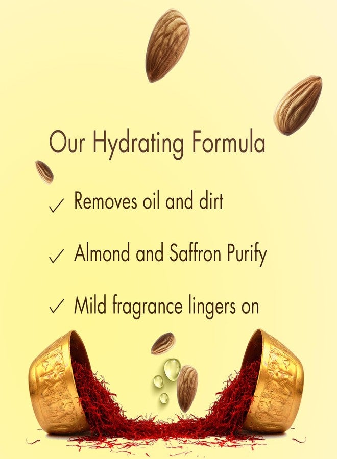 Pink Woolf Pampering Facewash With Almond, Saffron And Goatmilk | Refreshing Cleanser Suitable for All Skin Types - 120ml (Pack Of 1) - Image 3