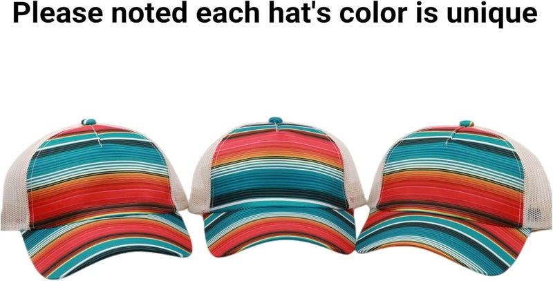 ProMindFun Womens Pony Hat High Ponytail Baseball Cap Girls Messy Bun Caps Camouflage Trucker Bad Hair Day Adjustable Dad Hat - Image 2