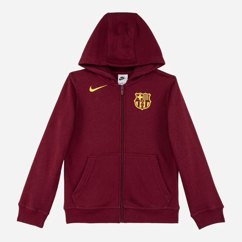 Nike Kids' FC Barcelona Sportswear Club French Terry Hoodie