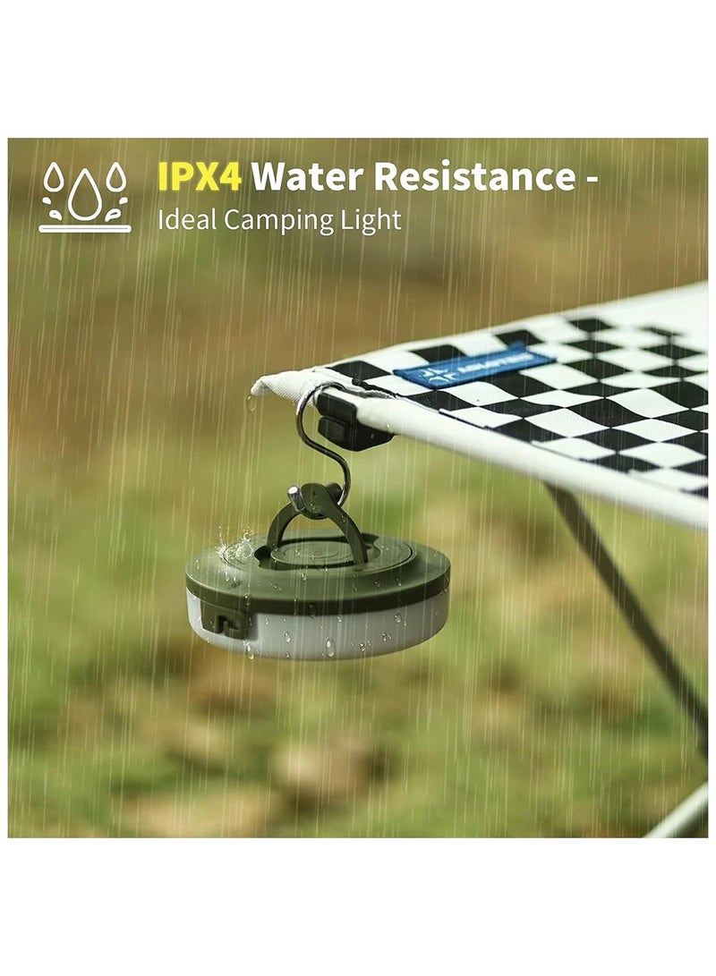 توبيز سلسلة أضواء التخييم من توبي، 10 أمتار، 4 في 1 أضواء خارجية مع 5 أوضاع قابلة للتعديل، أضواء سلسلة LED قابلة لإعادة الشحن، مصباح تخييم محمول IP44، ضوء طوارئ للمشي لمسافات طويلة، خيمة، فناء، ديكور - Image 4