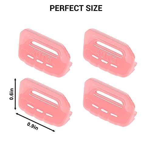 Jimen Compatible with Jeep Wrangler JL JLU 2018-2023 and Jeep Gladiator JT 2020-2023, 4PCS Center Console Window Button Switch Cover Interior Trim Accessories (Pink) - Image 3