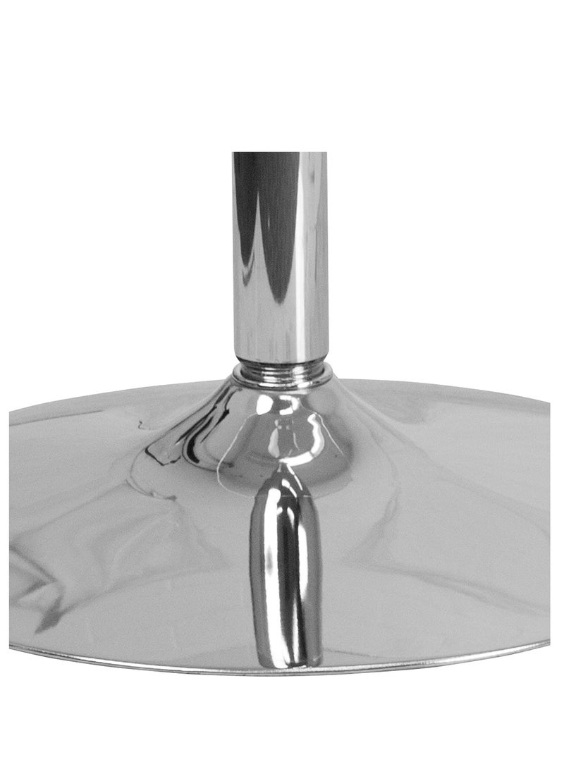 UNIKSAR Round Glass Dining Table – Modern 70x70 cm Table with Tempered Glass Top & Metal Legs – Height 72 cm – Elegant Table for Kitchen, Dining Room, Office or Café - Image 4