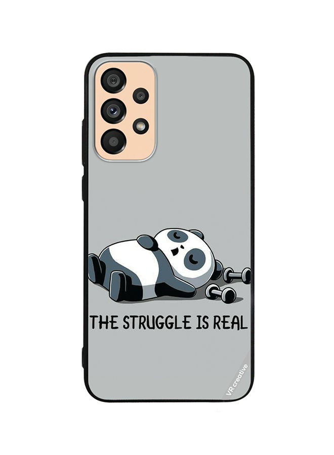 VR CREATIVE Protective Case Cover For Samsung Galaxy A72 Struggle Is Real Design Multicolour - Image 1