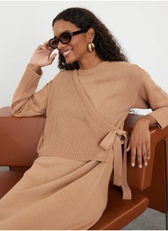 Camel Knitwear Cardigan Dress Bottom-Top Set TCTAW25US00000 - pzsku/Z118A81E6AB274714D6C1Z/45/_/1730941990/e146ce25-a6a7-46a7-804b-3ad677fb2a66