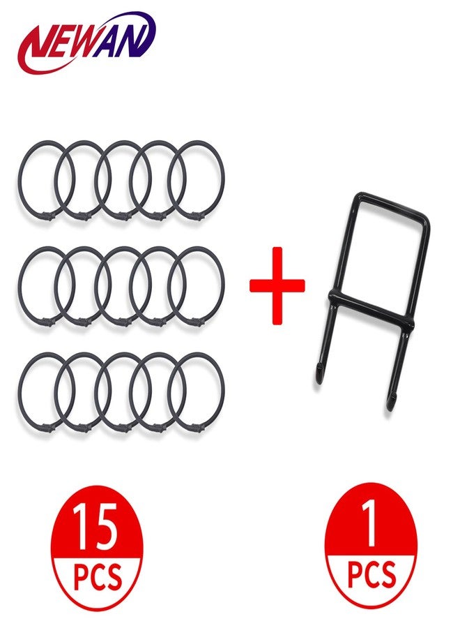 NEWAN 15Pcs Independent Bungee Cords,Replacement for Fitness Trampoline Bungee Cords + Mounting Tool - Max Limit 330 lbs - Image 2