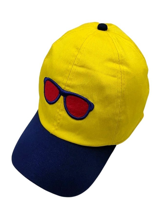 Zacharias Baby Boy & Girl Kids Cotton Cap (Pack of 1) (c-811_Yellow_1-6 Years) - Image 1