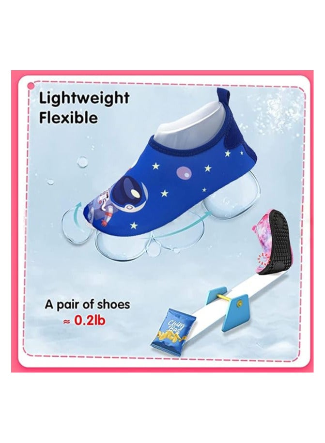 TOMSHOO Boys Water Shoes Girls Beach Socks for Kids Toddler Baby Barefoot Swim Socks, Quick-Dry Non-Slip Aqua Water Sport Shoes for Swimming Pool Water Park Beach - Image 5