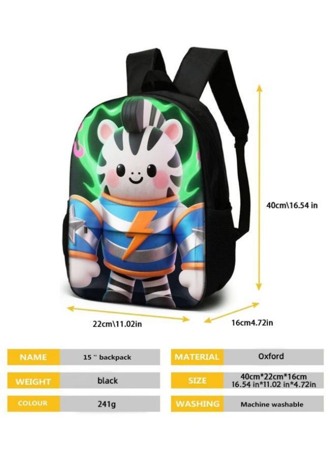 Bright Li Fire Fashion is unlimited! Cartoon bag three-piece set, suitable for a variety of scenes for students and teenagers (available for students, children, friends on outings, mountain climbing, schooling, etc.) - 100 - Image 5