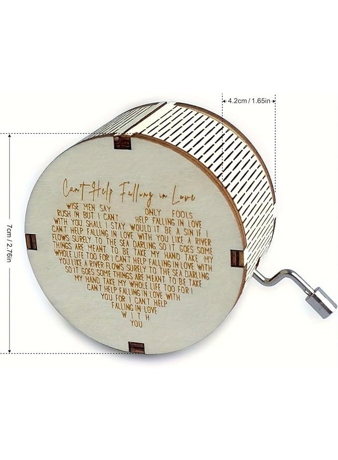 ماي سوق صندوق موسيقى يدوي بتصميم عتيق - تحفة خشبية محفورة لهدايا أعياد الميلاد والذكرى السنوية والمناسبات الخاصة. - Image 2