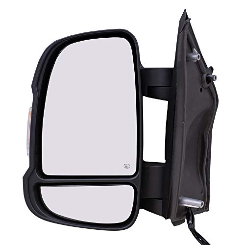 Brock Replacement Driver Power Folding Mirror Heated Compatible with 2014 2015 2016 2017 2018 2019 Promaster Van - Image 2