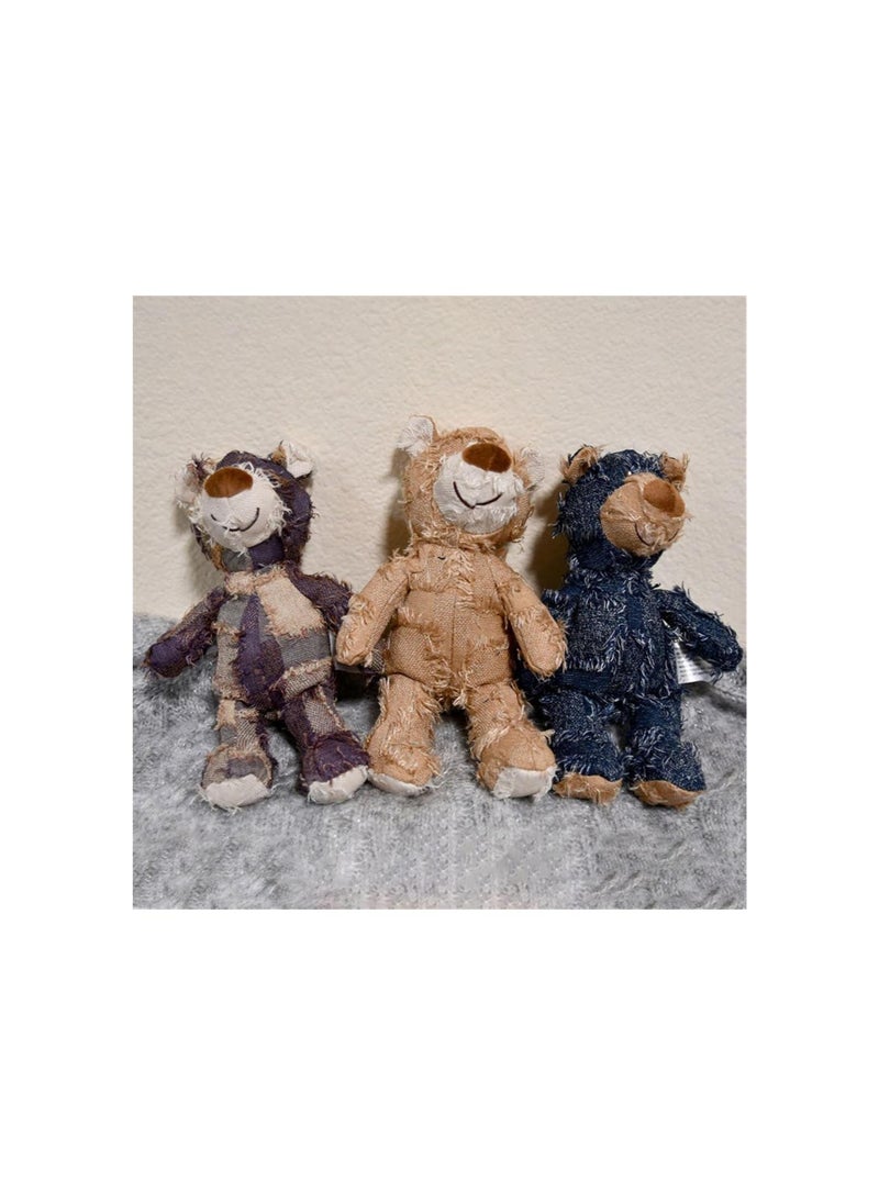 Generic - OUKA Extreme Bear Dog Toy, Extremebear Dog Companion for Heavy Chewers, Indestructible Dog Chew Toys, Chew Proof Plush Dog Toy with Analog Sound, Stuffed Animals Chew Toy, Dog Squeaky Toys (3Pcs) - Image 1