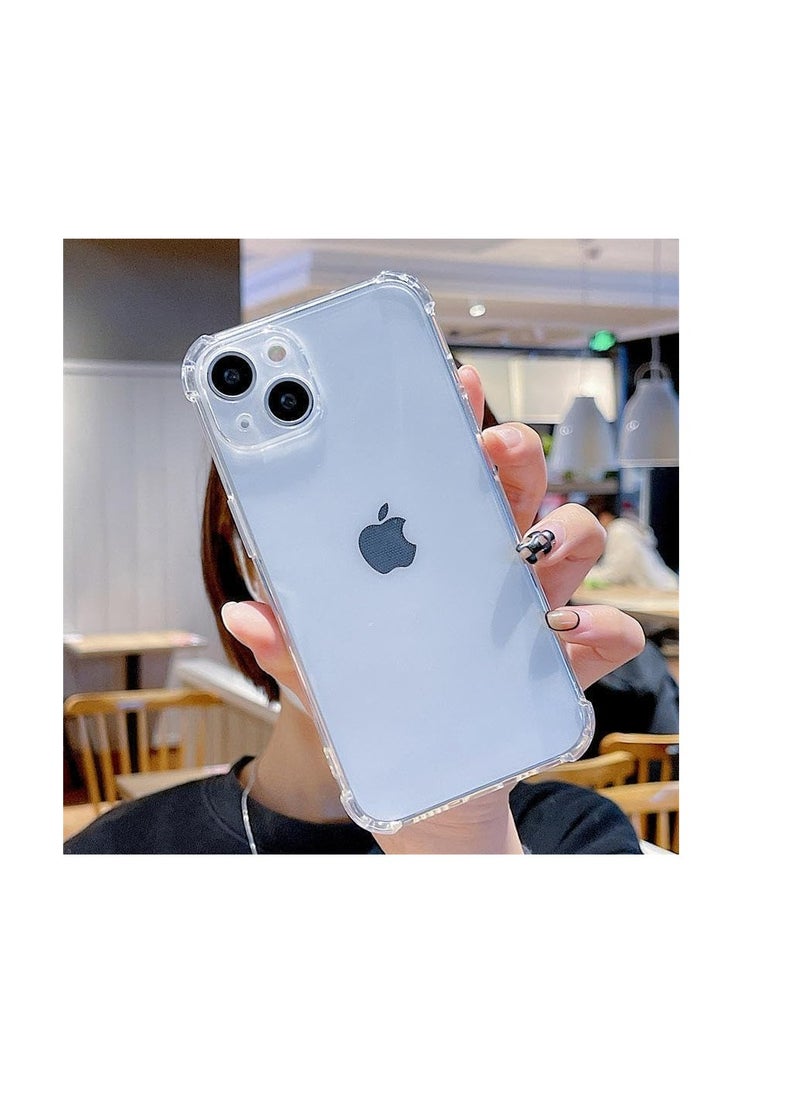 Generic - Case with built in Camera Protector Compatible with iphone 13, Crystal Clear Anti-Scratch Case, Protect the Lens, Precision Holes Phone Case Cover -6.1inch - Image 1