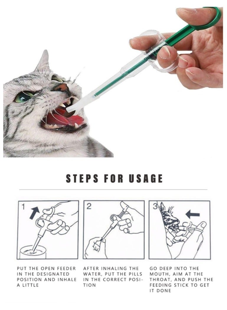 Winner Pet Pill Syringe [2 Pack] Dog Pill Shooter Cat Tablet Soft Tip Pet Medical Feeding Dispenser Tool for Small Animal - Image 3