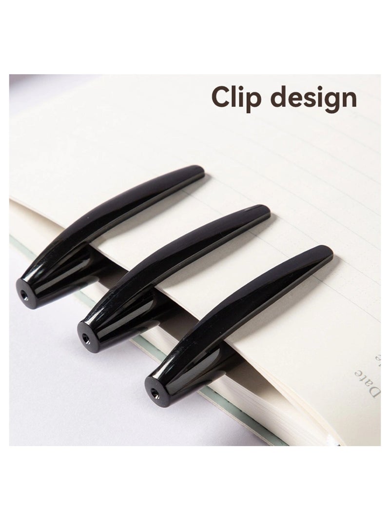 Deli 12-Piece Q130 Ballpoint Pen 0.7mm Tip With Soft Grip Black Ink - Image 3