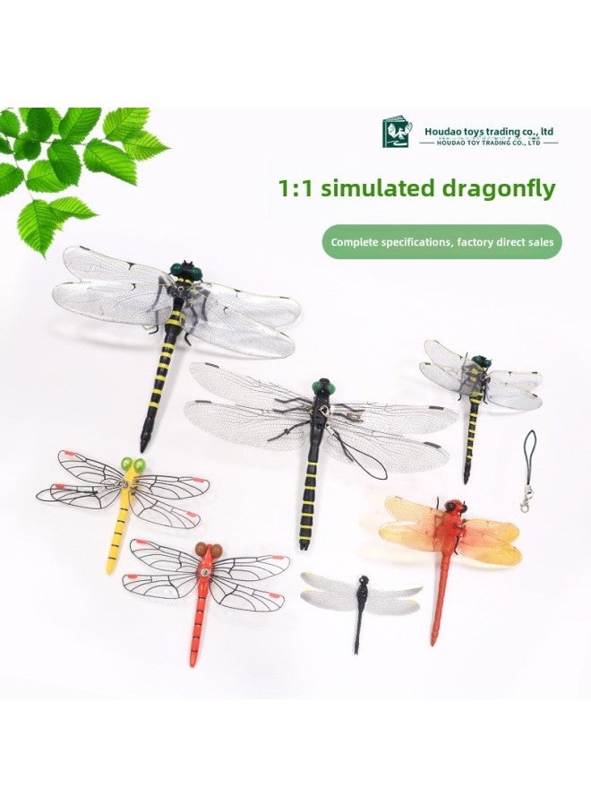 Large Simulation Dragonfly Mosquito Repellent Model Toy Magnetic Refrigerator Sticker Japan Outdoor-color:K3 Small Magnetic 90*55mm  - Image 2