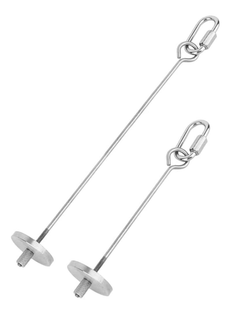 الطيور الغذاء الرف الطيور المغذية لعبة الفولاذ المقاوم للصدأ الببغاء الفاكهة والخضار عصا رف الببغاء الغذاء شنقا تغذية أداة معالجة الببغاء - Image 2