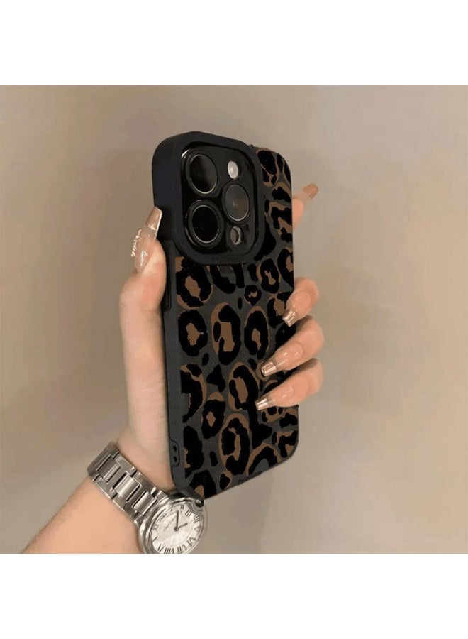 NIBEMINENT Puppy Fur Protective TPU Case Cover For iPhone 17 Air, Black