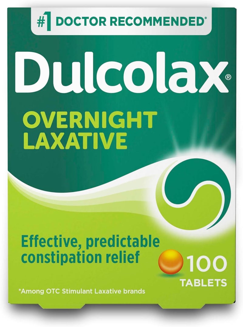 DULCOLAX أقراص ملينة منبه فعالة لتخفيف الإمساك 5 ملغ 100 حبة - Image 1