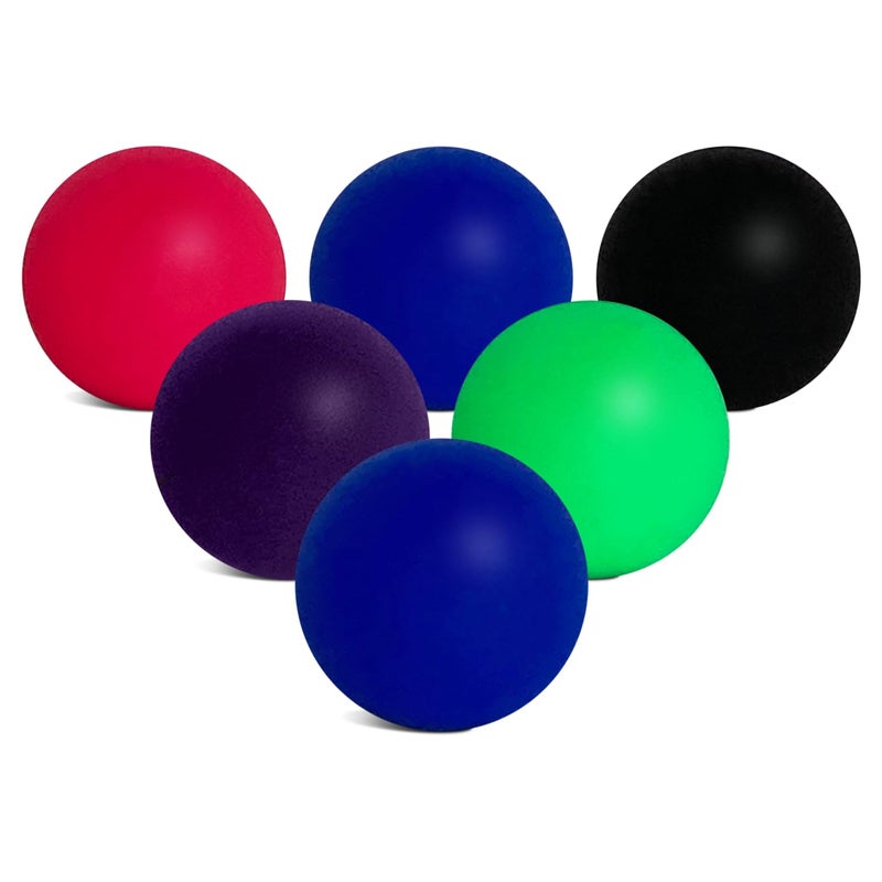 Botabee 6-Pack Beach Paddle Ball Replacement - High Visibility Small Beach Balls - Waterproof Smashball and Pickleball Compatible with Kadima and Pro Kadima - Multi-Color - Image 1