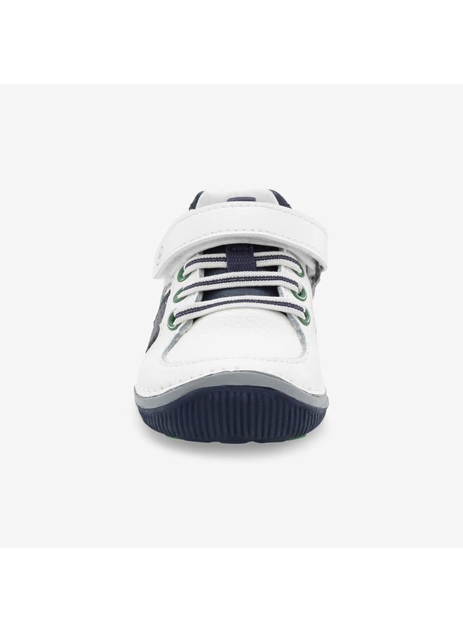 Stride rite Unisex-Child SRTech Wes Sneaker, White, 9 Wide Toddler - Image 2