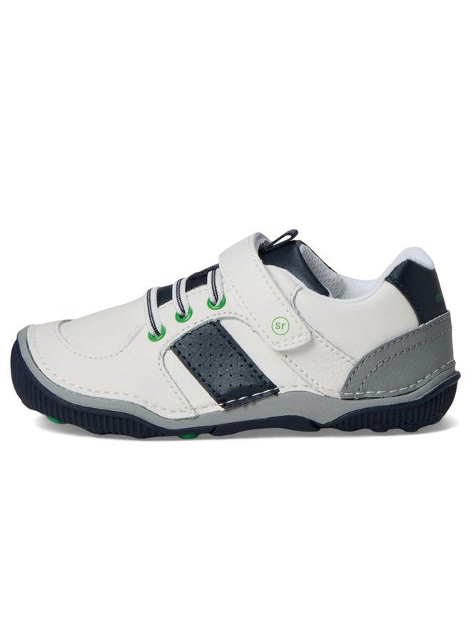 Stride rite Unisex-Child SRTech Wes Sneaker, White, 9 Wide Toddler - Image 5
