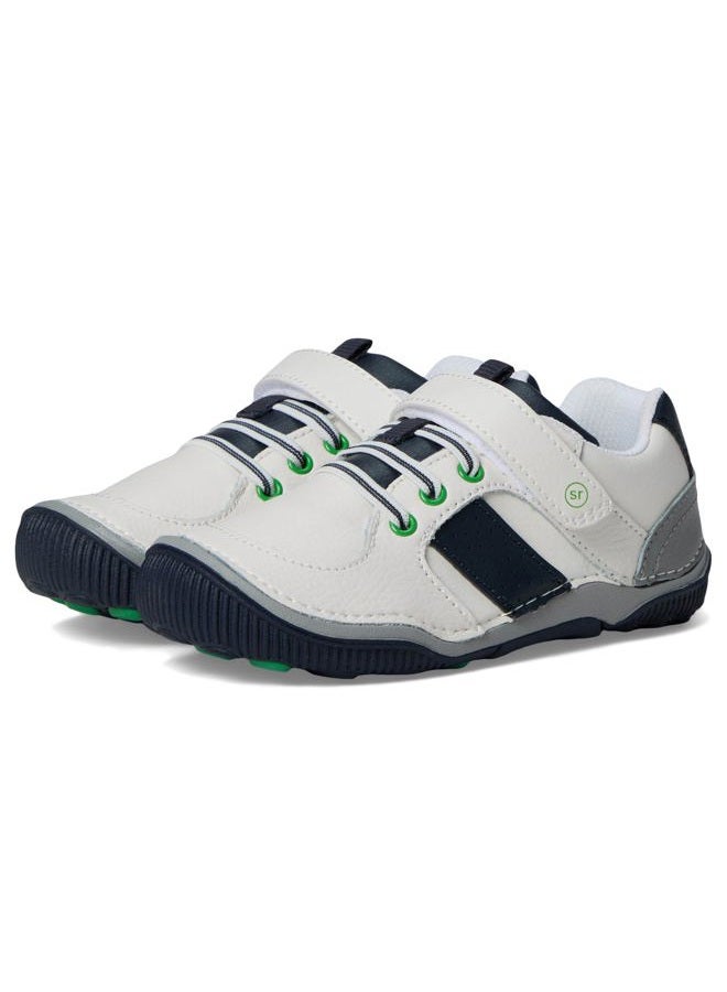 Stride rite Unisex-Child SRTech Wes Sneaker, White, 9 Wide Toddler - Image 1