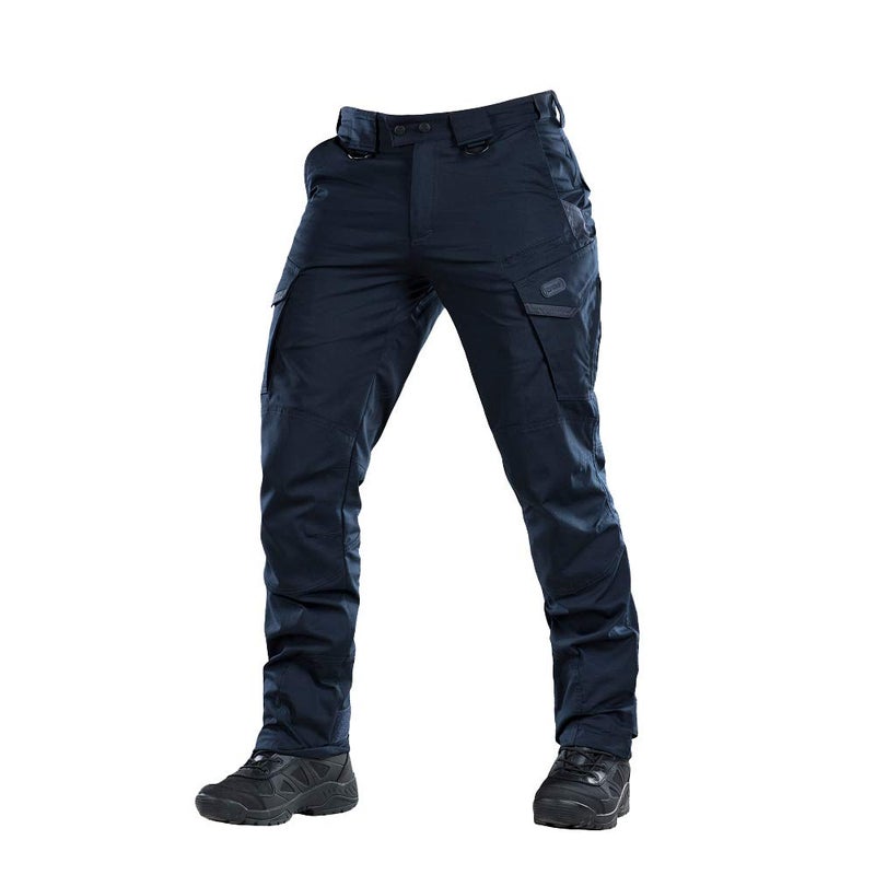 MTac Aggressor Flex Tactical Cargo Pants for Men Cotton Work Pants Hunting and Outdoor Use Navy Blue 3032
