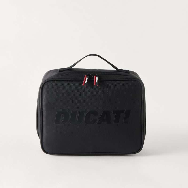 Ducati Black Lunch Bag for Men - Image 1