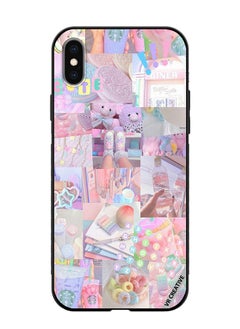 Protective Case Cover For Apple iPhone XS Max Cute Collage Design Multicolour