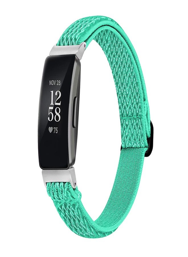 BNBIDEN Elastic Bands Compatible with Fitbit Inspire 2 / Inspire HR/Inspire, Soft Adjustable Stretchy Nylon Solo Loop Strap Wristbands Accessories Replacement Band for Fitbit Inspire Women Men - Image 1