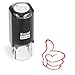 ExcelMark Round Teacher Stamp Thumbs UP Outline RED Ink - Image 3